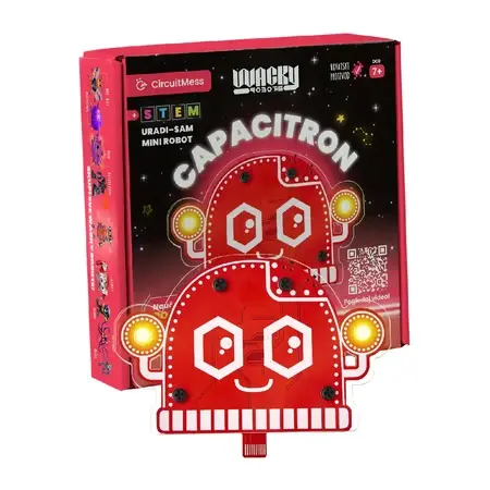 Kit de robótica Stem Wacky Robots, 7+ años, Capacitron, CircuitMess