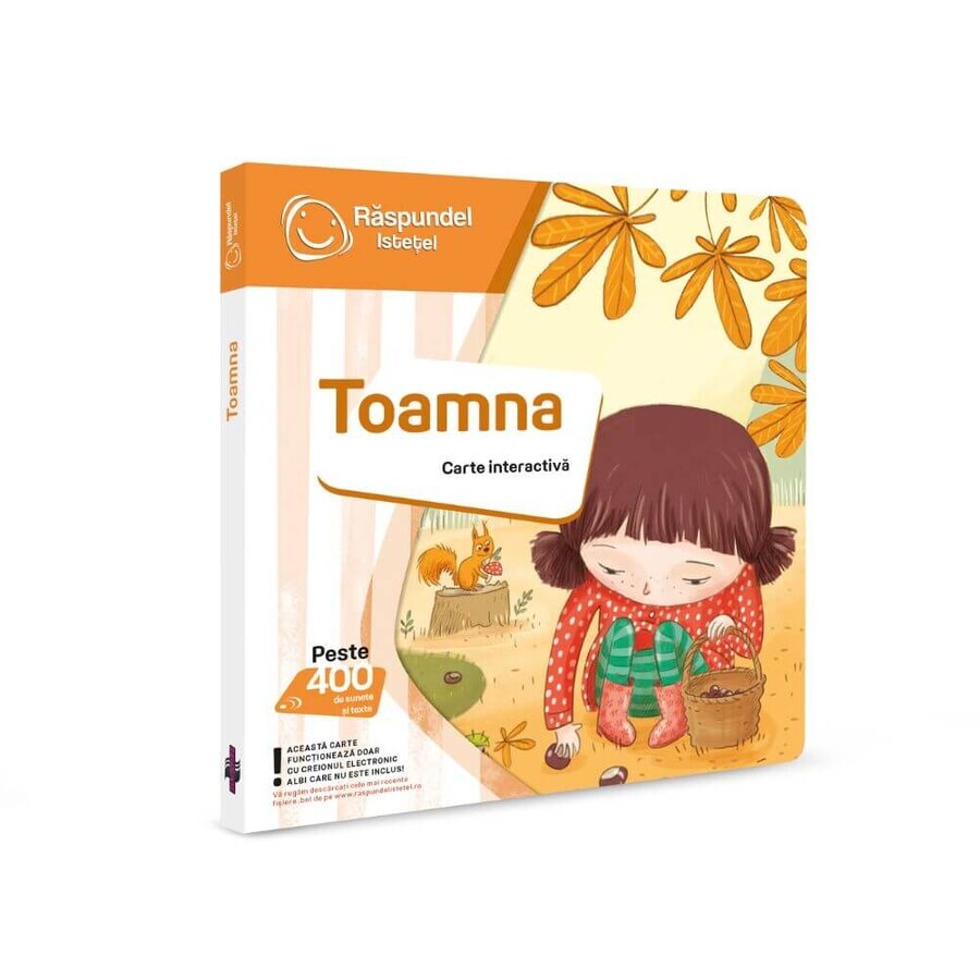 Livre interactif Automne, 2-6 ans, Raspundel Istetel