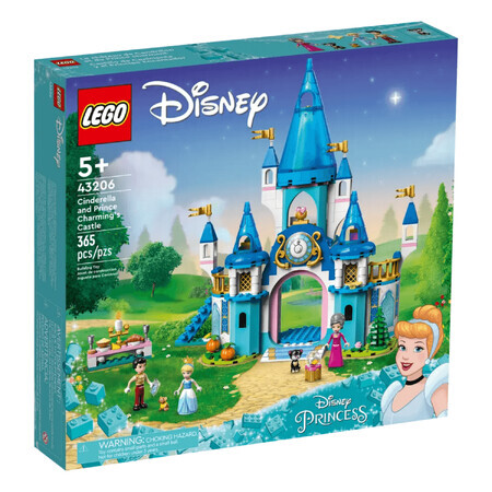 Cinderella and Prince Charming's Castle, 5+ years, 43206, Lego Disney Princess