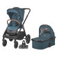 Poussette 2 en 1 Aspen, jusqu&#39;&#224; 22 kg, Ocean Blue, Coccolle