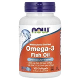Oméga 3, 100 mg, 100 gélules, Now Foods