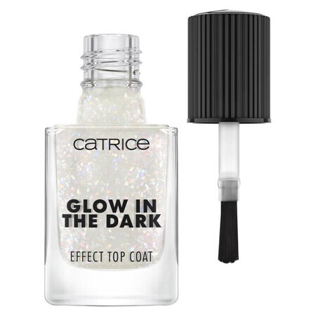 Topcoat Glow in the Dark Effect, 020, All Nighter, 10.5 ml, Catrice