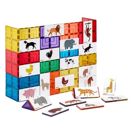 Magnetisches Tierpuzzle Duo Puzzle Pack, +3 Jahre, 40 Teile, Learn & Grow