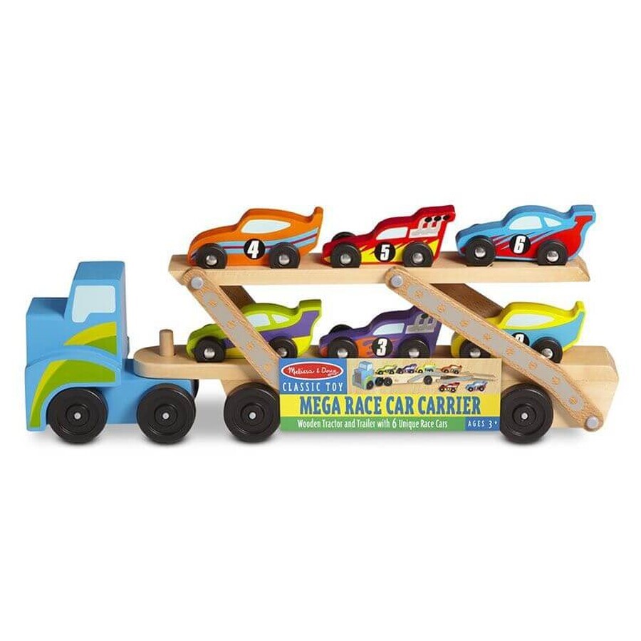 Transportador de coches gigante, +3 años, Melissa and Doug