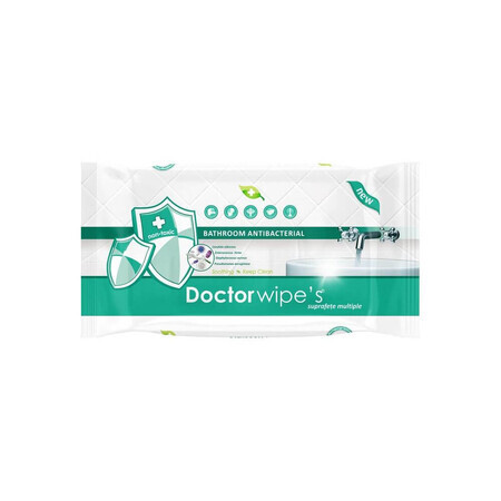 Lingettes antibactériennes de surface Doctor Wipe's, 48 pièces, Doctor Wipe's