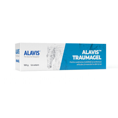 Traumagel gel pour chiens et chevaux, 100 g, Alavis