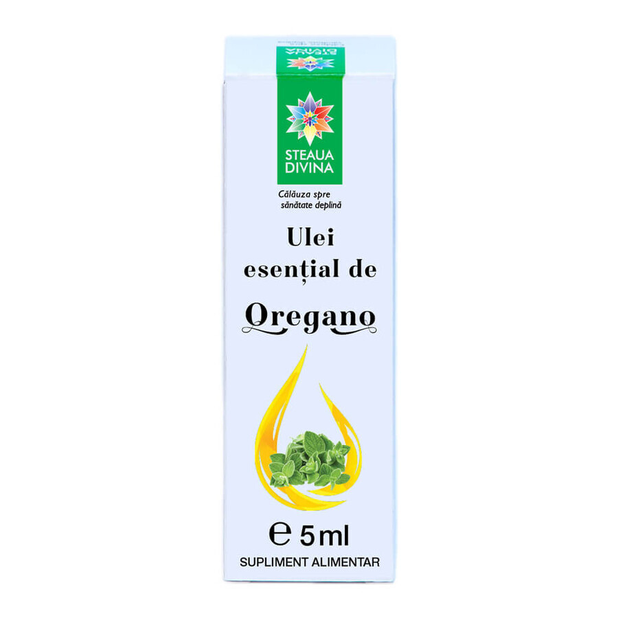 Oregano etherische olie, 5 ml, Divine Star