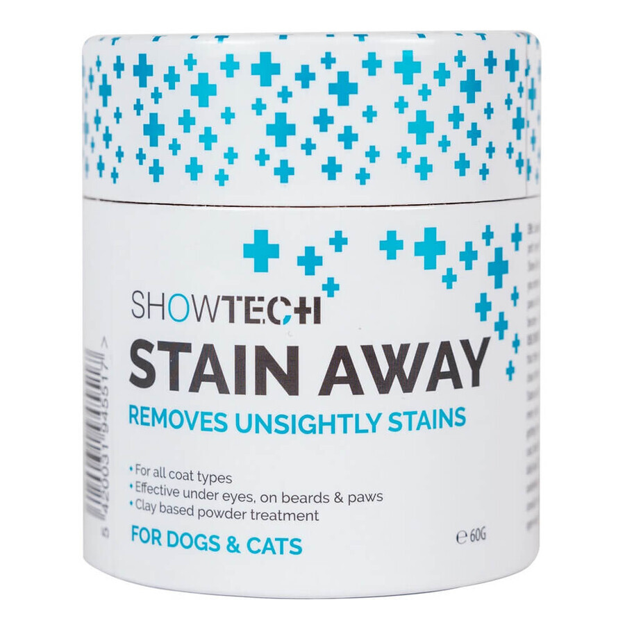 Poudre détachante Stain Away pour chiens et chats, 100 g, Show Tech+