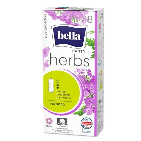 Panty Herbs assorbenti giornalieri con verbena, 18 pezzi, Bella