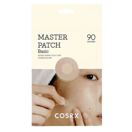 Patchs anti-acné Master Patch Basic, 90 pièces, COSRX