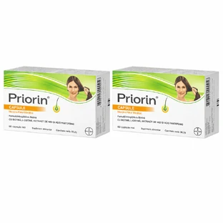 Priorin Mantiene el Cabello Sano, 2 x 60 cápsulas, Bayer