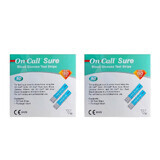 On Call Sure blood glucose tests, 2 x 50 pieces, Acon Laboratories