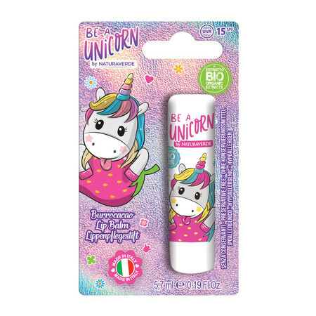 Bálsamo labial Be a Unicorn, +3 años, 5,7 ml, NaturaVerde