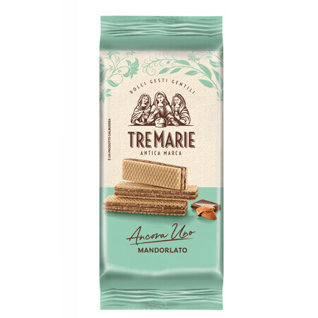 Chocolade- en amandelwafels, 36 g, Tre Marie