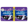 Absorbante Always Night Platinum Duo, Marimea 4, 10 buc, P&G