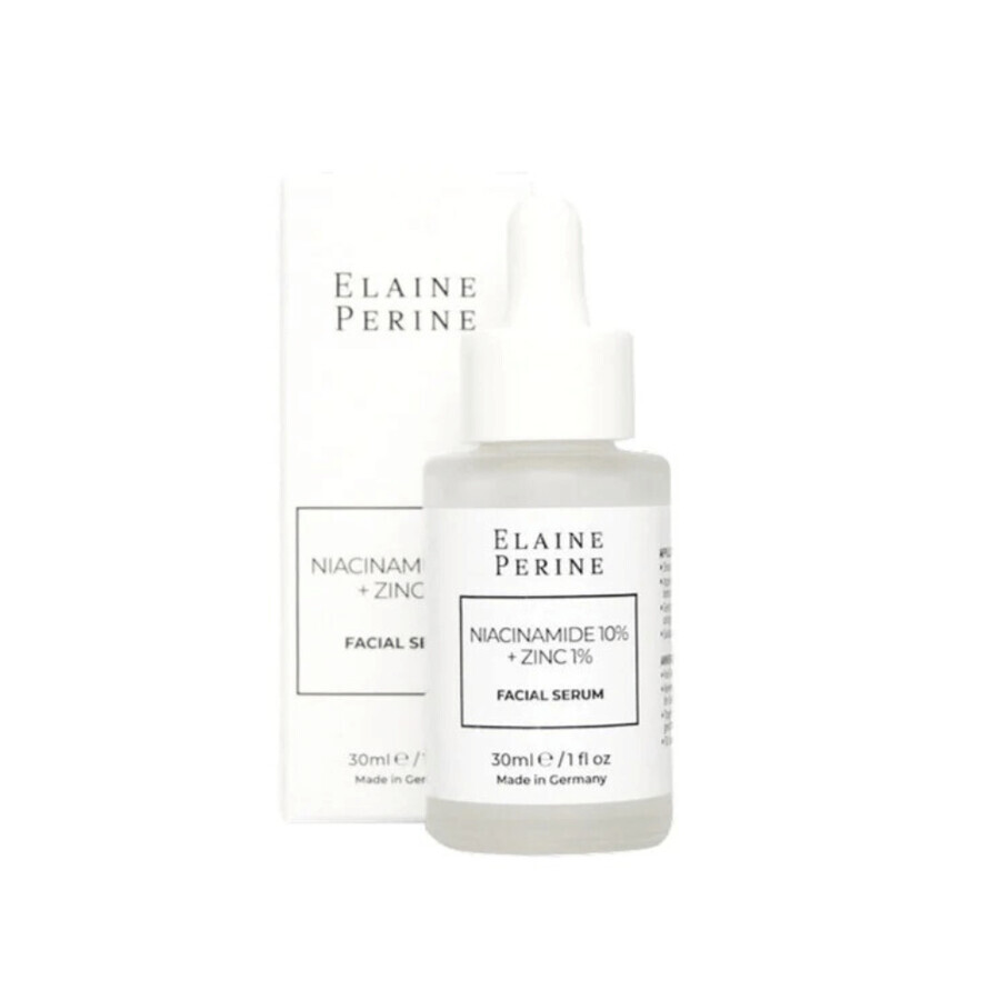 Sérum visage Niacinamide 10% + Zinc 1%, 30 ml, Elaine Perine