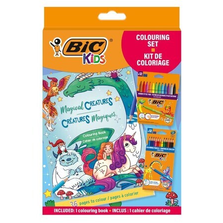 Set de coloriage BIC Kids, +5 ans, 1 pce, BIC