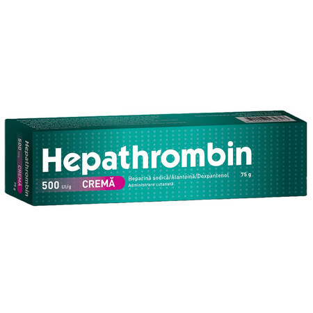 Hepathrombin Cream, 500 IU/g, 75 g, Stada