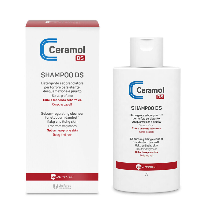 DS shampooing, dermatite séborrhéique, 200 ml, Ceramol