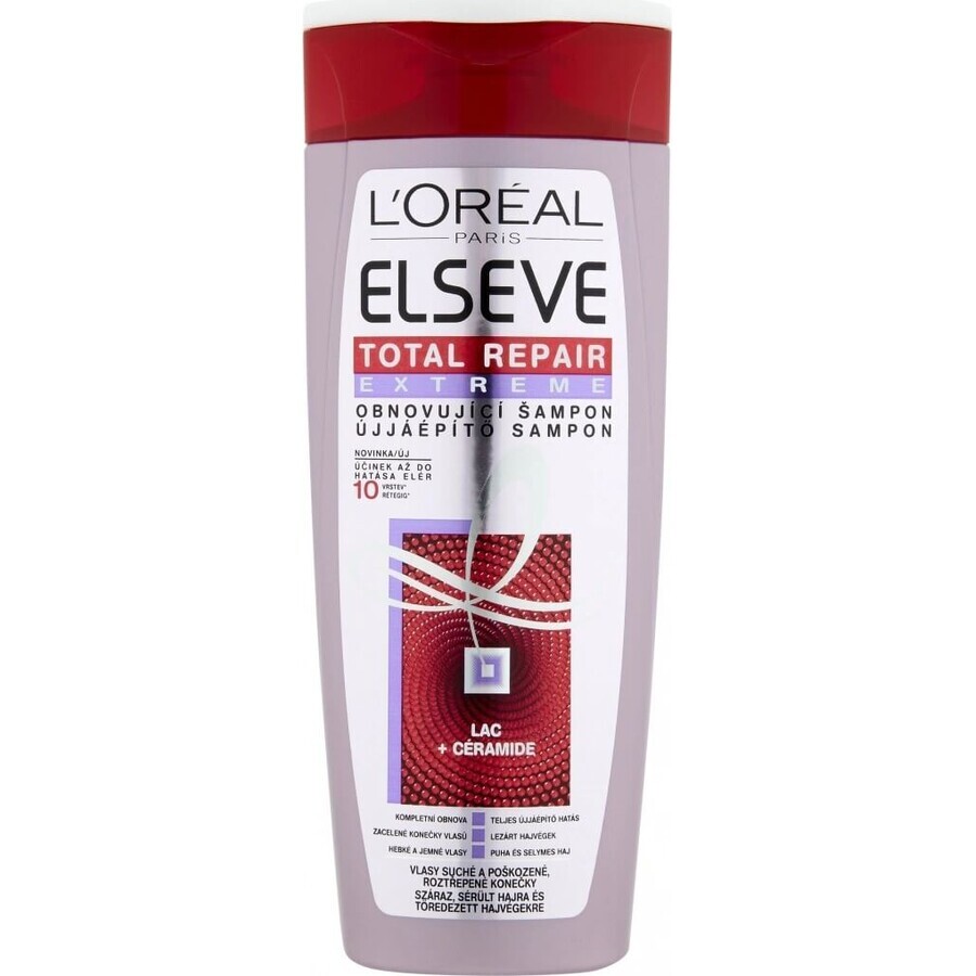 ELSÉVE ȘAMPON TOTAL REPAIR EXTREME 1×250 ml, șampon regenerant