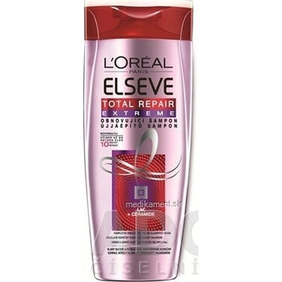 ELSÉVE ȘAMPON TOTAL REPAIR EXTREME 1×250 ml, șampon regenerant