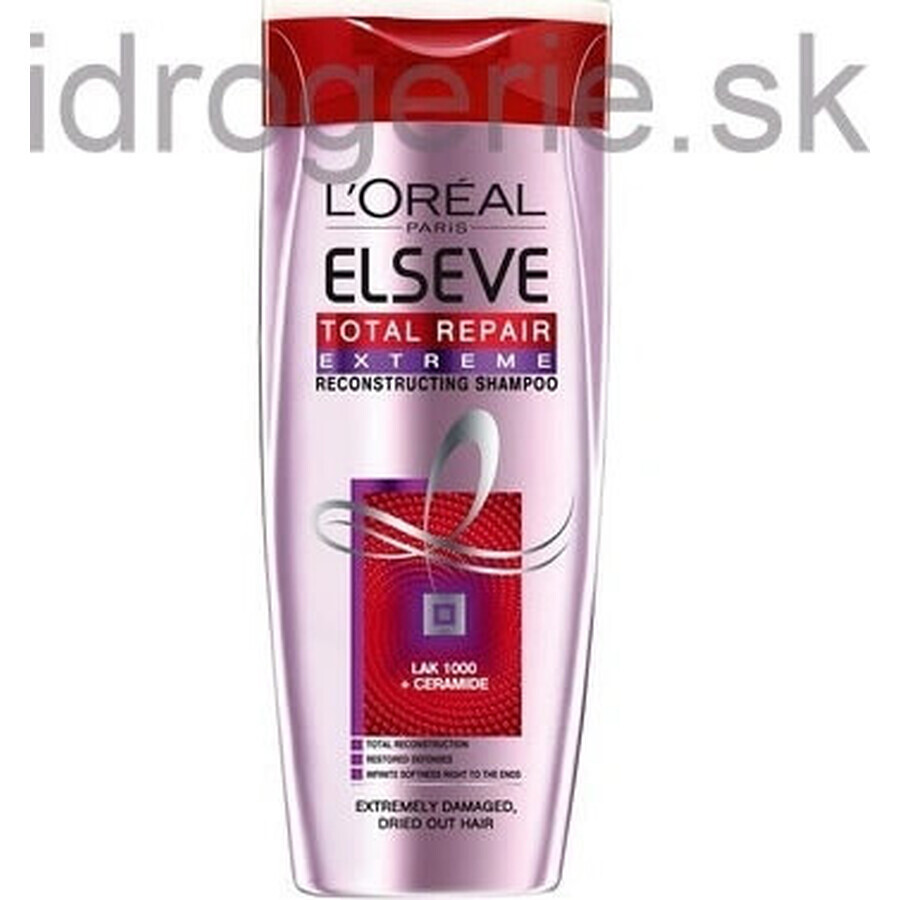 ELSÉVE ȘAMPON TOTAL REPAIR EXTREME 1×250 ml, șampon regenerant