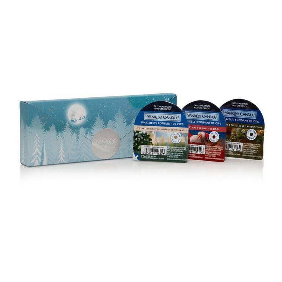 Yankee Candle Gift Set 3x Scented Wax 1×1 pc, coffret cadeau