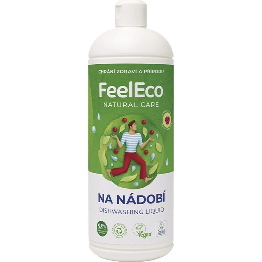 Feel Eco Liquide vaisselle framboise 1×1000 ml, liquide vaisselle