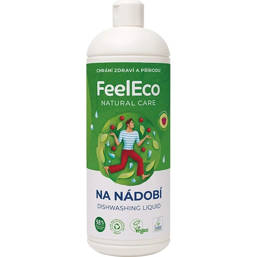 Feel Eco Liquide vaisselle framboise 1×1000 ml, liquide vaisselle