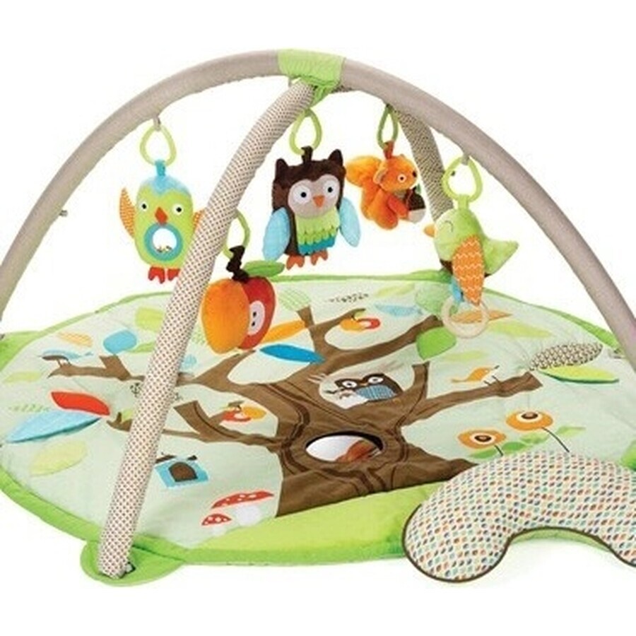 SKIP HOP Play Blanket 5 toys, cushion Treetop Friends green-brown Treetop Friends 0 m+ 1×1 pcs, for little ones to play