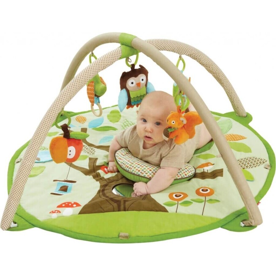 SKIP HOP Play Blanket 5 toys, cushion Treetop Friends green-brown Treetop Friends 0 m+ 1×1 pcs, for little ones to play