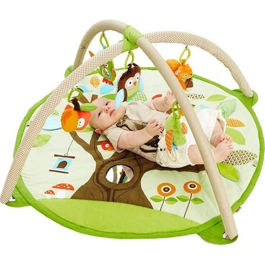 SKIP HOP Play Blanket 5 toys, cushion Treetop Friends green-brown Treetop Friends 0 m+ 1×1 pcs, for little ones to play