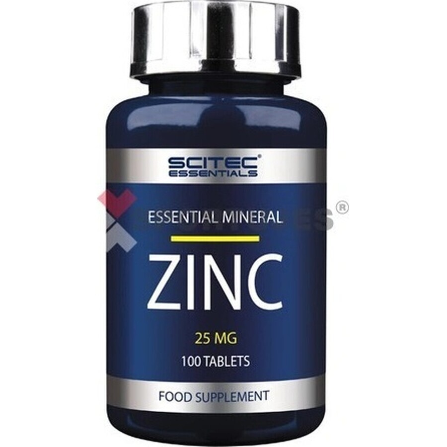 Scitec Nutrition Zinc 1×100 tbl, complemento alimenticio