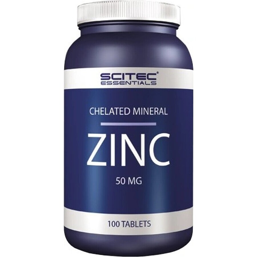 Scitec Nutrition Zinc 1×100 tbl, complemento alimenticio