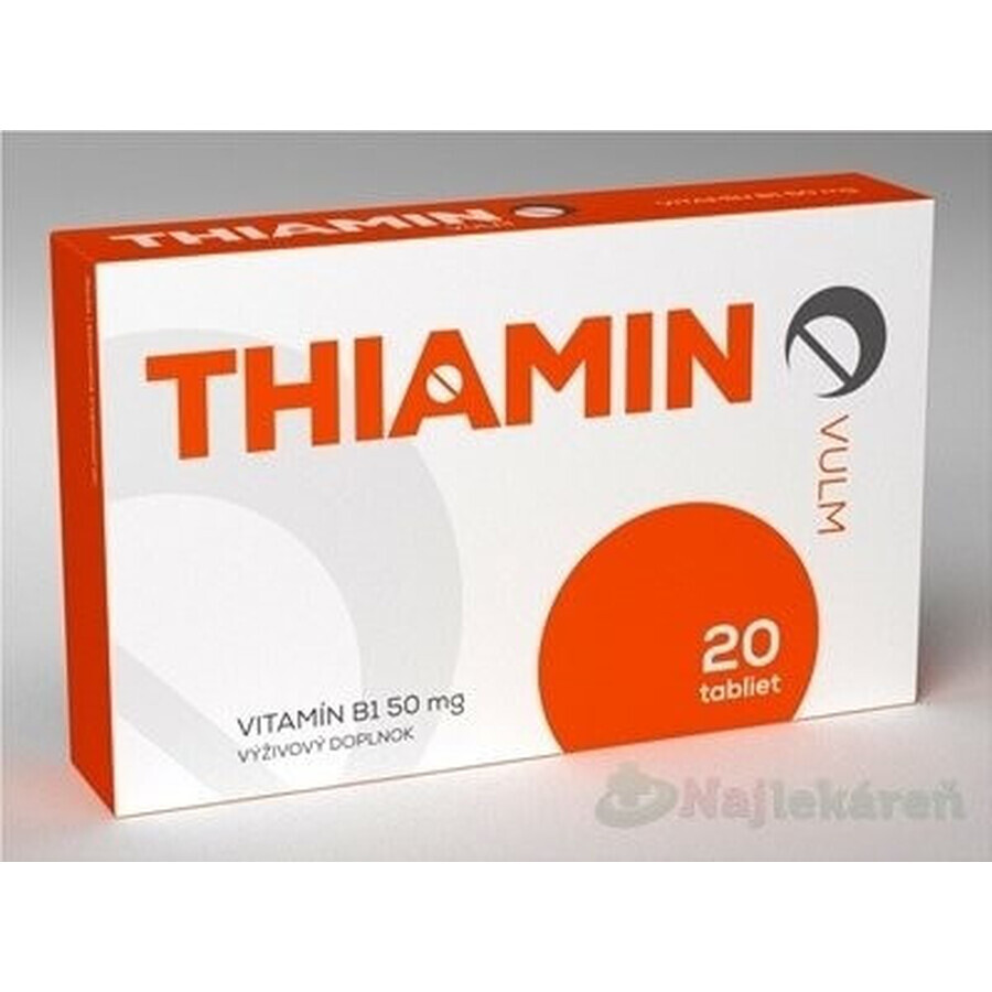 VULM THIAMIN 1×20 pezzi, integratore alimentare