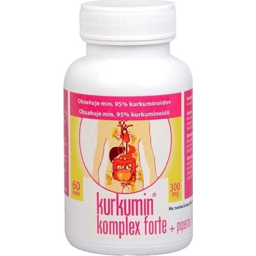 Curcumine complexe forte 1×60 cps, complément alimentaire