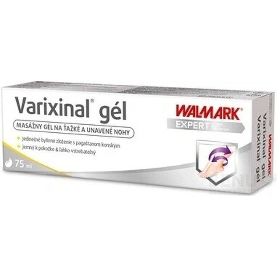 WALMARK Varixinal gel 1×75 ml, gel da massaggio per piedi pesanti e stanchi