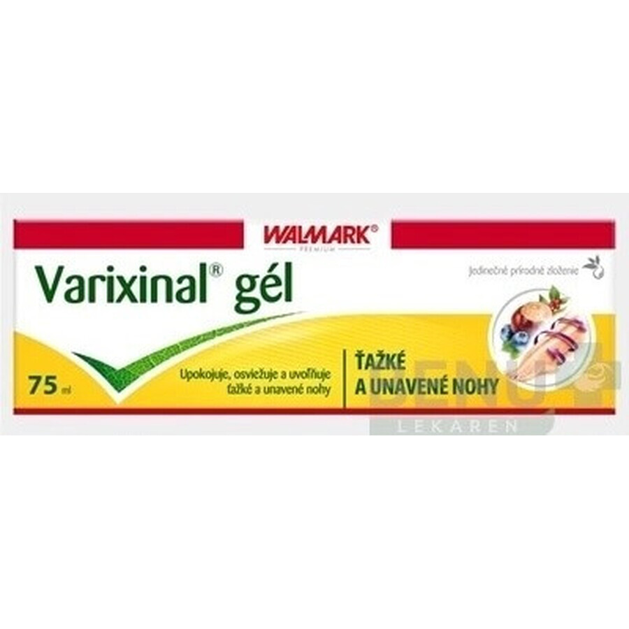 WALMARK Varixinal gel 1×75 ml, gel da massaggio per piedi pesanti e stanchi