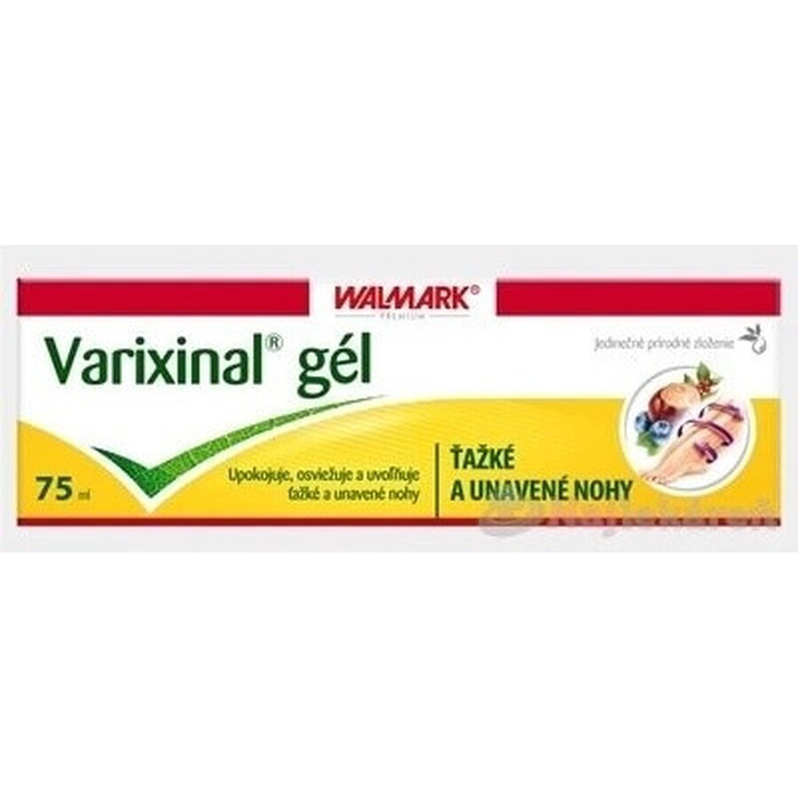 WALMARK Varixinal gel 1×75 ml, gel da massaggio per piedi pesanti e stanchi