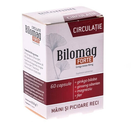 Bilomag Forte Circulație, 60 capsule, Natur Produkt