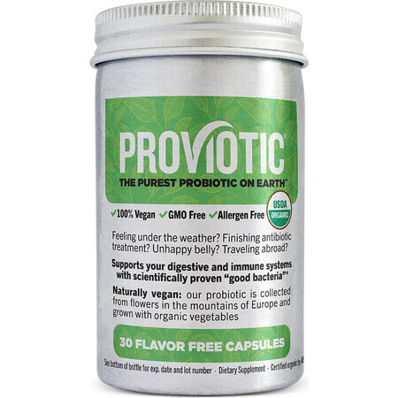 PROVIOTIC VEGAN PROBIOTIC 30CPS 1×30cps, probiotic vegan