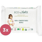 Eco by Naty Fragrance-free wet wipes for sensitive skin 1×168 pcs, wet wipes