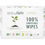 Eco by Naty Fragrance-free wet wipes for sensitive skin 1×168 pcs, wet wipes