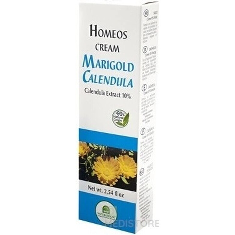 NH - Homeos MARigold cream MARigold cream 1×75 ml, 10% Marigold extract