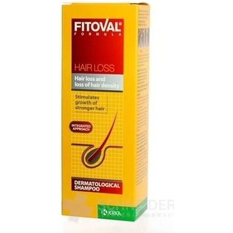 FITOVAL HAIR LOSS 1×200 ml, shampooing contre la chute des cheveux