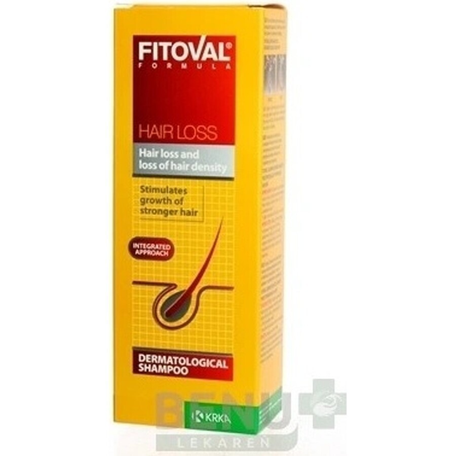 FITOVAL HAIR LOSS 1×200 ml, shampooing contre la chute des cheveux