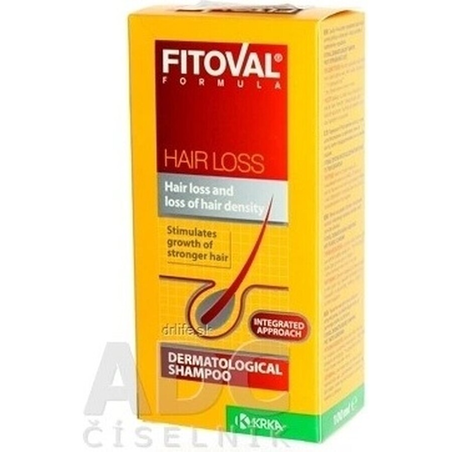 FITOVAL HAIR LOSS 1×200 ml, shampooing contre la chute des cheveux