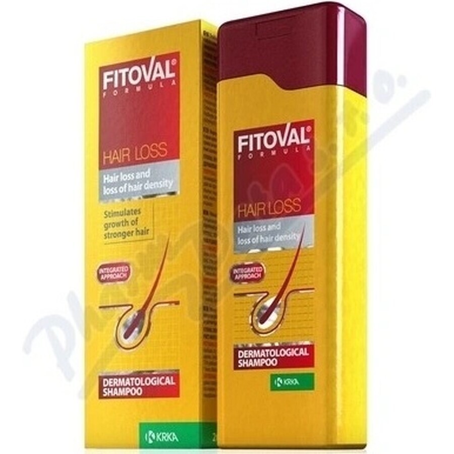 FITOVAL HAIR LOSS 1×200 ml, shampooing contre la chute des cheveux