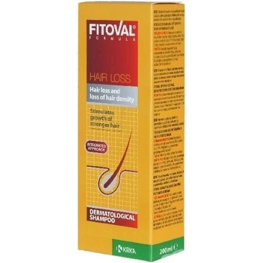 FITOVAL HAIR LOSS 1×200 ml, shampooing contre la chute des cheveux