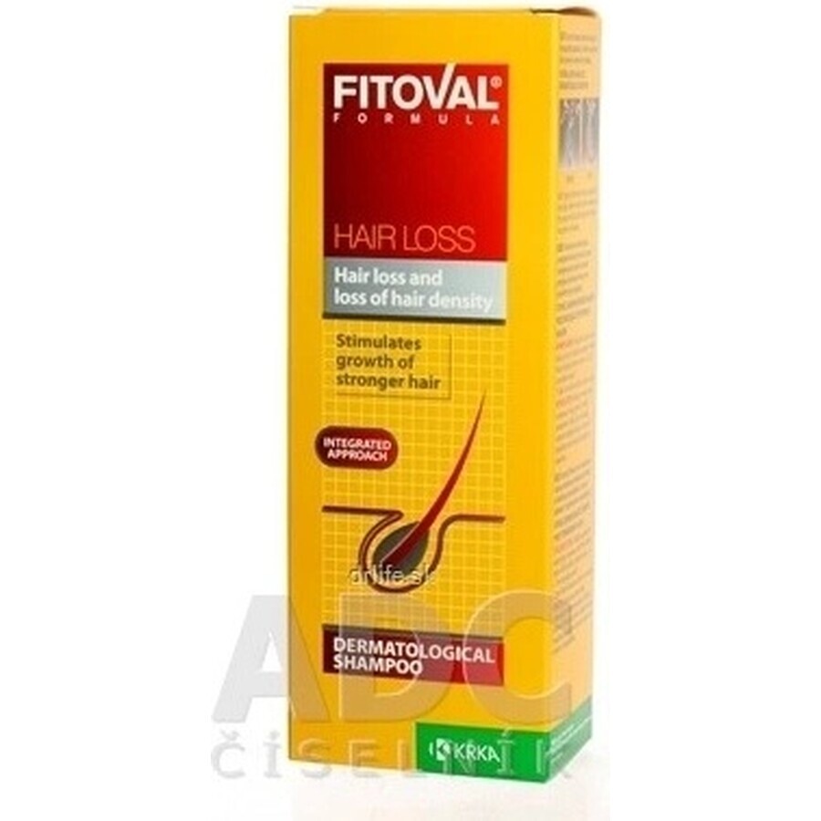 FITOVAL HAIR LOSS 1×200 ml, shampooing contre la chute des cheveux